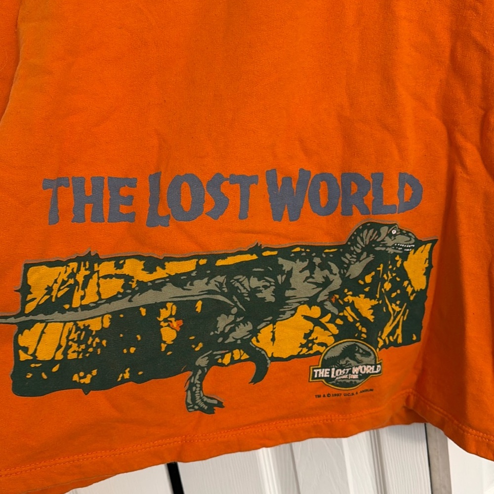 Original RARE Jurassic Park the Lost World Crewneck Sweatshirt 1997 Vintage